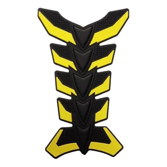 3 X 3d Motocicleta Amarillo Universal Fuel Oil Calcomanía