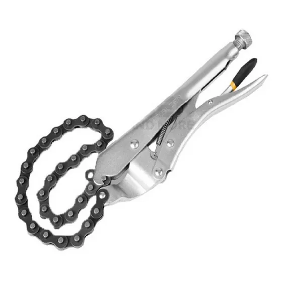 Alicate De Presión Tolsen Con Abrazadera De Cadena 18  460mm