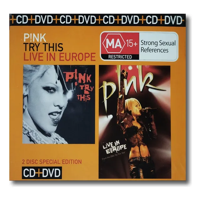 Pink - Try This Live In Europe - Cd + Dvd