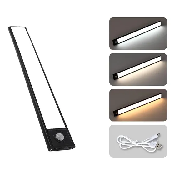 Lampara Sensor Movimiento Luz Led Closet Recargable 20cm