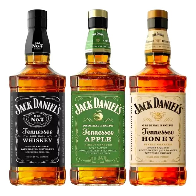 Whisky Jack Daniel S Old N°7 Tennessee + Apple + Honey . Qb