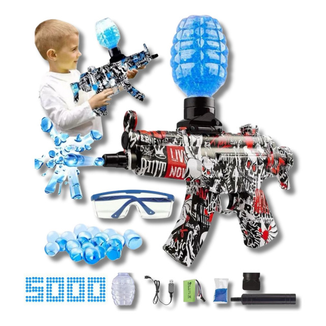 Arma Bolinha De Gel Ak47 Metralhadora Automática Arminha Arma Bolinha De Gel Ak47 Metralhadora Automática Arminha
