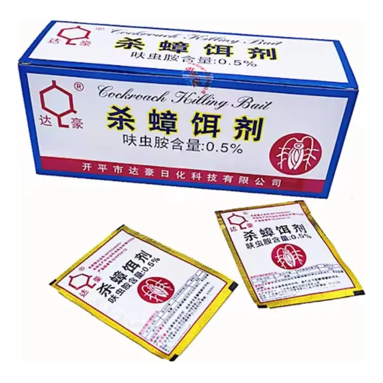 Veneno Mata Cucarachas Chino Original 100%  Pack X 4 Sobres 