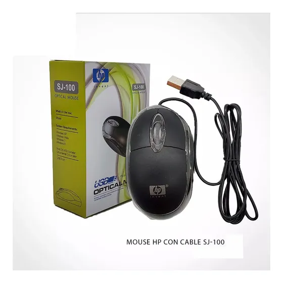 Mouse Raton Alambrico Hp Sj-100 Economico
