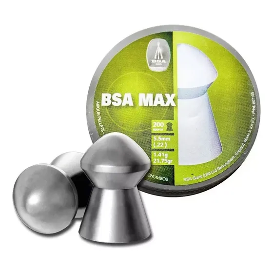 Balines Bsa Max Metal 5.5mm X 200  Unidades