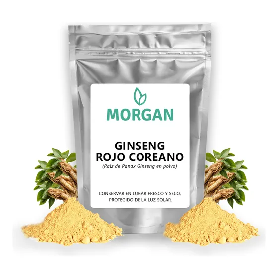 Ginseng Rojo Coreano Orgánico En Polvo 100% (raíz) 25 Grs! Sabor Característico