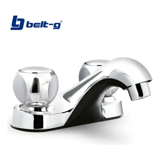 Llave De Lavamanos Twin Cromada Belt-g
