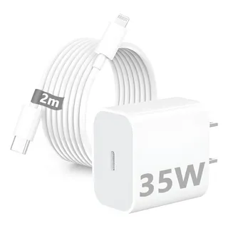 35w Cargador Carga Rápida 2m Tipo C Para iPhone 11/12/13/14