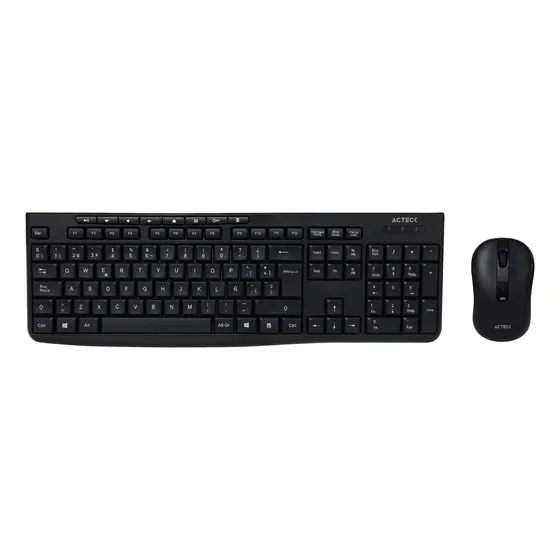 Combo 2 En 1 Inalambrico Acteck Teclado/ Mouse Mk225 2.4mhz