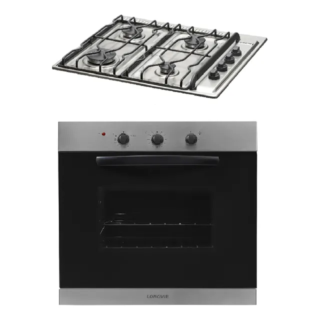 Combo26 Gas Longvie Horno H1500xf + Anafe A2600rxf
