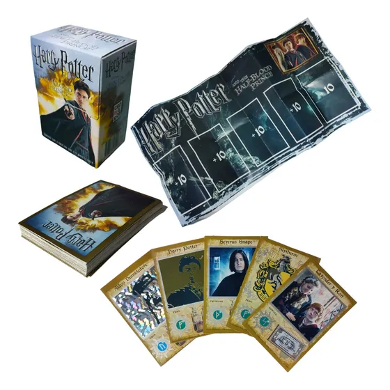 Mazo Cartas Coleccionables Harry Potter + Tablero De Juego 