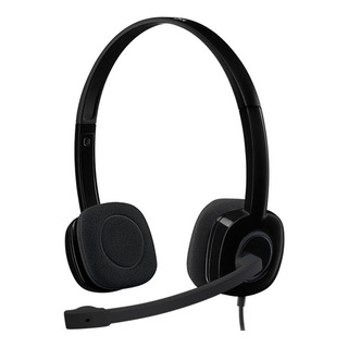 Auriculares Logitech H151 Con Microfono Negro Auriculares Logitech H151 Con Microfono Negro