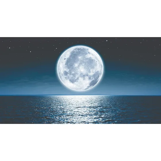 Vinilo Decorativo De Paisajes-otoñales-noche 1,00x0,50mts.