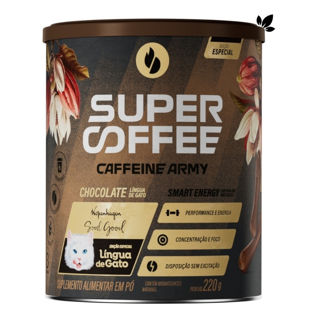 Supercoffee Novidade Chocolate Lingua De Gato 220g Cremoso Supercoffee Novidade Chocolate Lingua De Gato 220g Cremoso