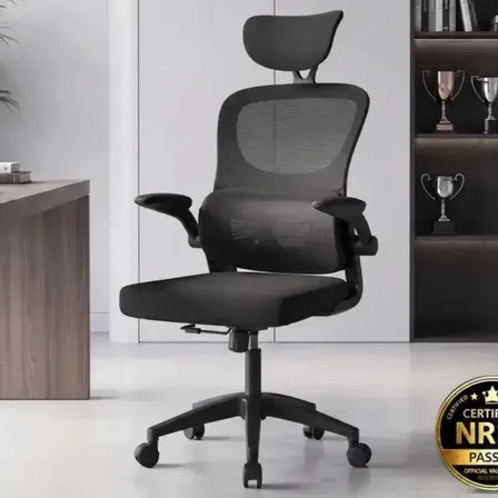 Cadeira Sweet Studio Escritório Ergonômica Giratória com Apoio Lombar