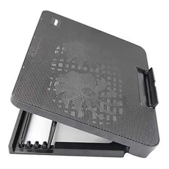 Cooler RPC Suporte Base Para Portátil N99 1 Ventilador Gris Oscuro LED Azul | Cuotas sin interés