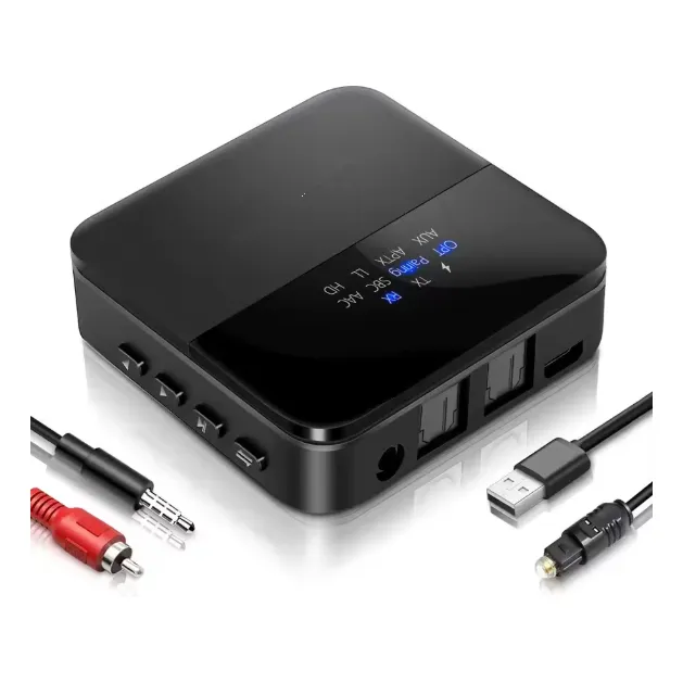Transmisor Receptor Bluetooth Profesional Aptx Audio Óptico