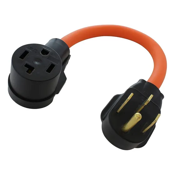 Ac Works Nema 14-50p 50amp 4 Clavijas Rango/generador/enchuf