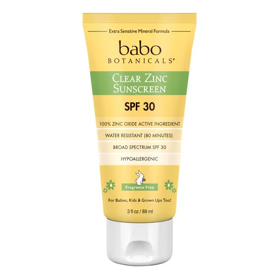 Babo Protector Solar De Zinc Spf 30+ Sin Fragancia.
