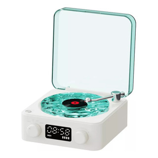 Altavoz Retro De Vinilo Con Reproductor De Discos Waves Ligh Altavoz Retro De Vinilo Con Reproductor De Discos Waves Ligh