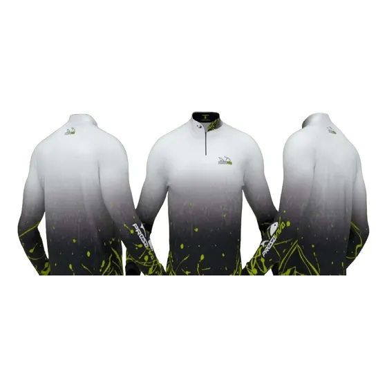 Remera Pesca Presa Viva Amarilla Dry Secado Proteccion Uv