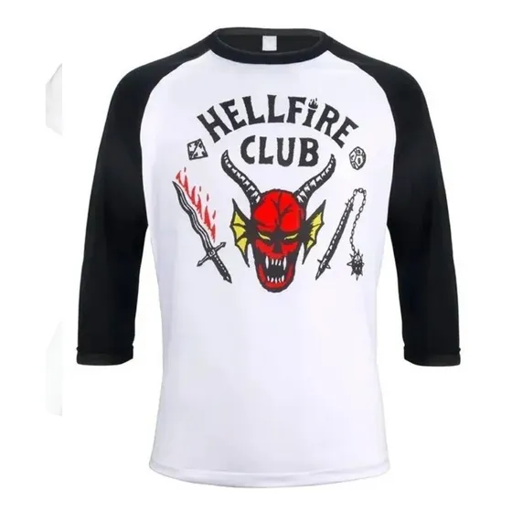 Franela Stranger Things, Hellfire Club, Once