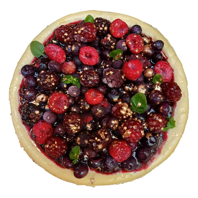 Cheesecake De Frutos Rojos 20cm Diametro