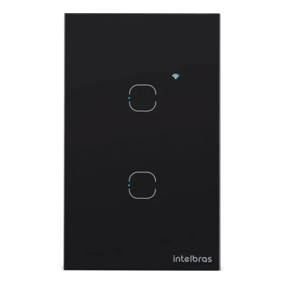 Interruptor Inteligente Touch 2 Ews 1002 Preto Intelbras 10 A