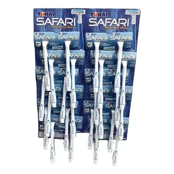 Rastrillo Safari Tokai Display Con 24 Pz 