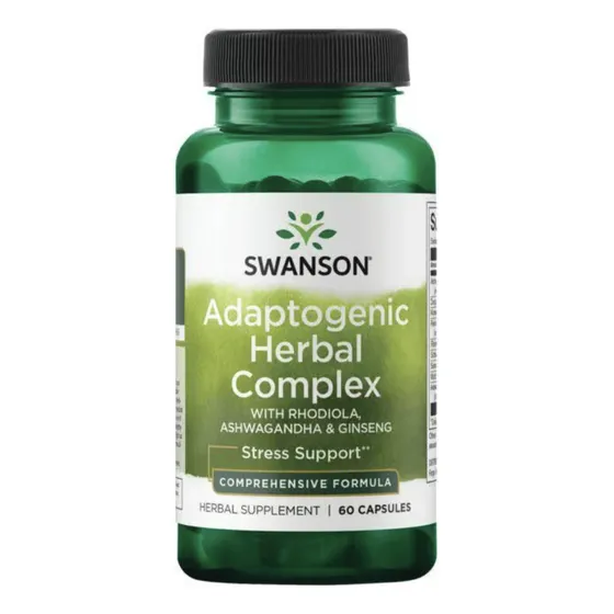 Rhodiola Ashwagandha Y Ginseng Complex 60cap Swanson