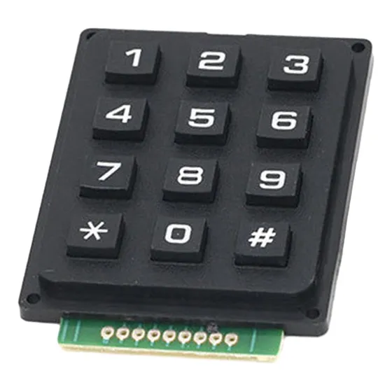 Teclado Matricial, Módulos De Teclado, 12 Teclas 4x3