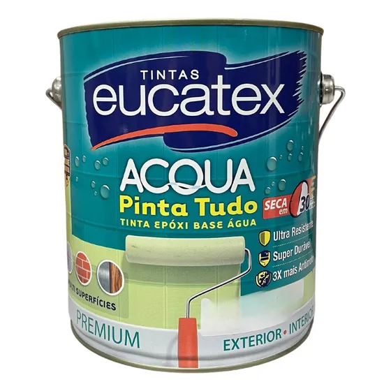 Tinta Epoxi Base Água Branco 3,6l Eucatex