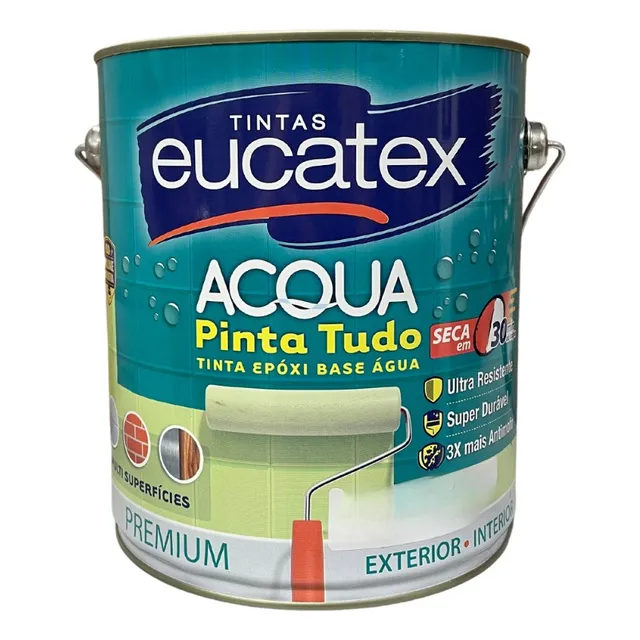 Tinta Epoxi Base Água Branco 3,6l Eucatex