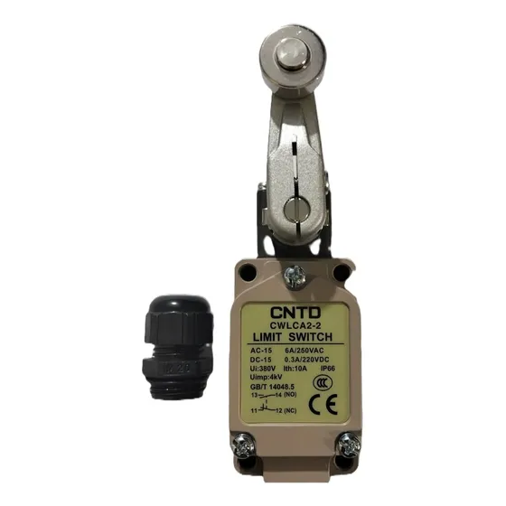 Interruptor Limite, Palanca Con Rodaja, 10a/250v, 1nc+1no. Beige