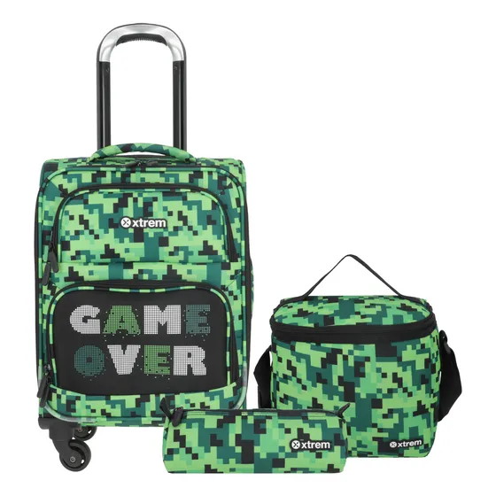 Mochila Con Ruedas Speedy Pack 5xt Green Pixels