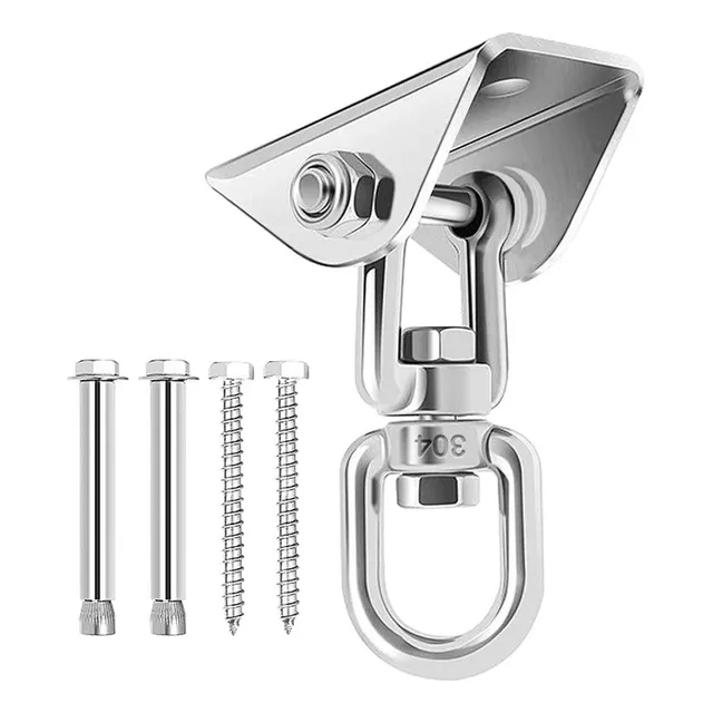 Percha Para Hamaca Con Anclaje Para Techo, Giratoria 360°,