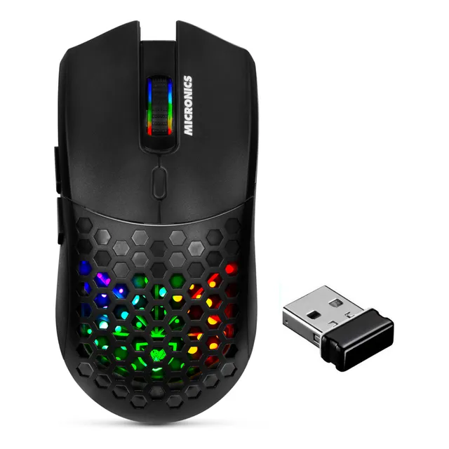 Mouse Gamer Micronics Kripton Inalambrico Y Bluetooth 4800dp
