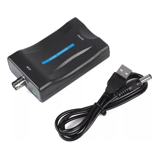 Adaptador De Vídeo Bnc Para Conversor De Tela Hdmi 1080p/hd
