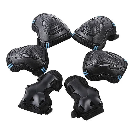 Kit Protección 6 Piezas Rodilleras Coderas Muñequeras Equ