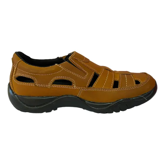 Huarache 100% Piel Caballero Ligeros Sandalia Metedera 1086
