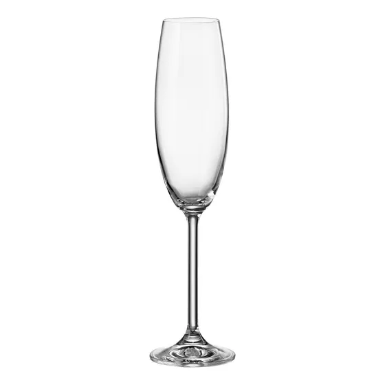 Bohemia Natalia Maxima Jogo 6 Taças Champanhe 230ml Cristal