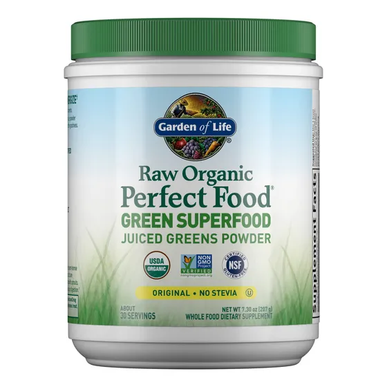 Suplemento Garden Of Life Raw Organic Perfect Food, 30 Porci