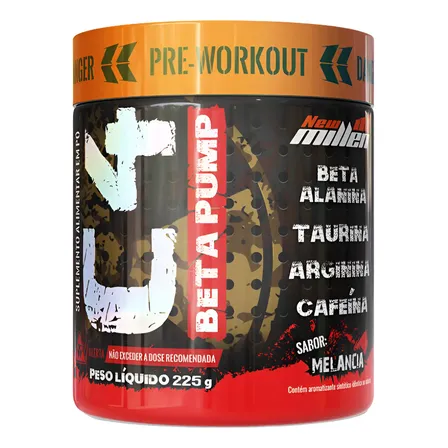 Pré Treino C4 Beta Pump 225g New Millen Diversos Sabores Sabor Melancia