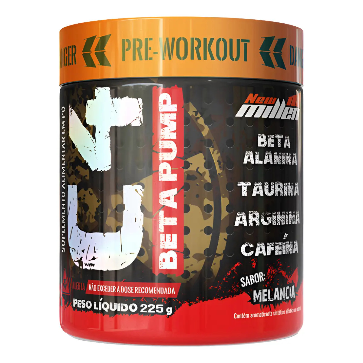 Pré Treino C4 Beta Pump 225g New Millen Diversos Sabores Sabor Melancia
