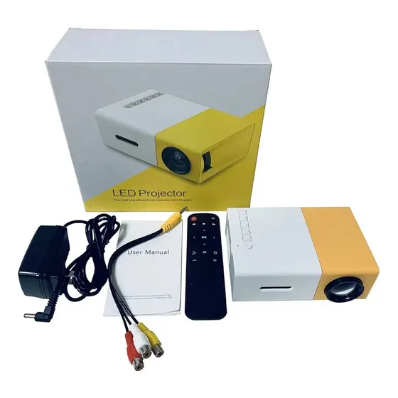 Proyector Led Yg300 Portable Minibeam Imagen Video Peliculas