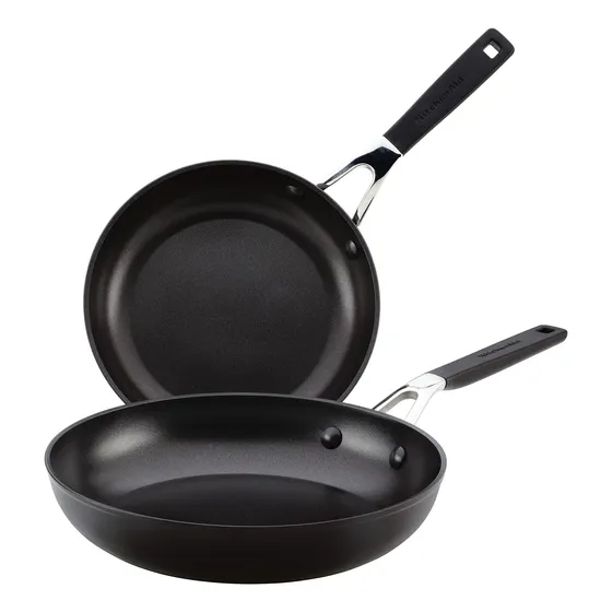 Juego De Sartenes Y Sartenes Kitchenaid, Anodizado Duro, Ant