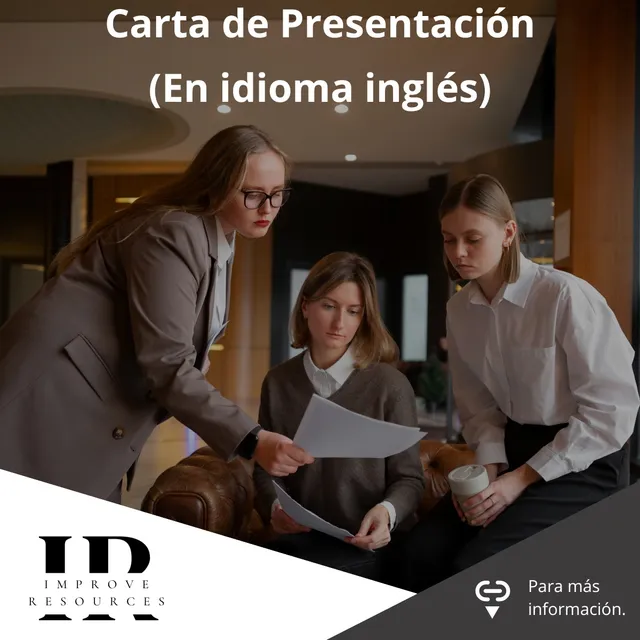 Carta De Presentación En Idioma Inglés