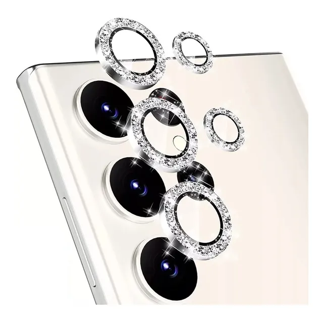 Protector Camara Glitter Para Samsung S23 Ultra