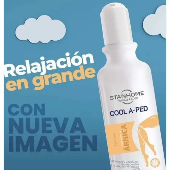 Cool A-ped Stanhome Loción Árnica Para Pies Y Piernas 250ml