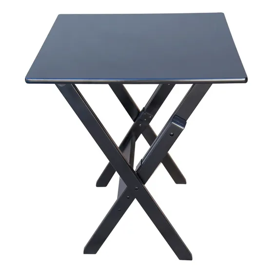 Mesa Dobrável Madeira 70x70 Bar Imbuia